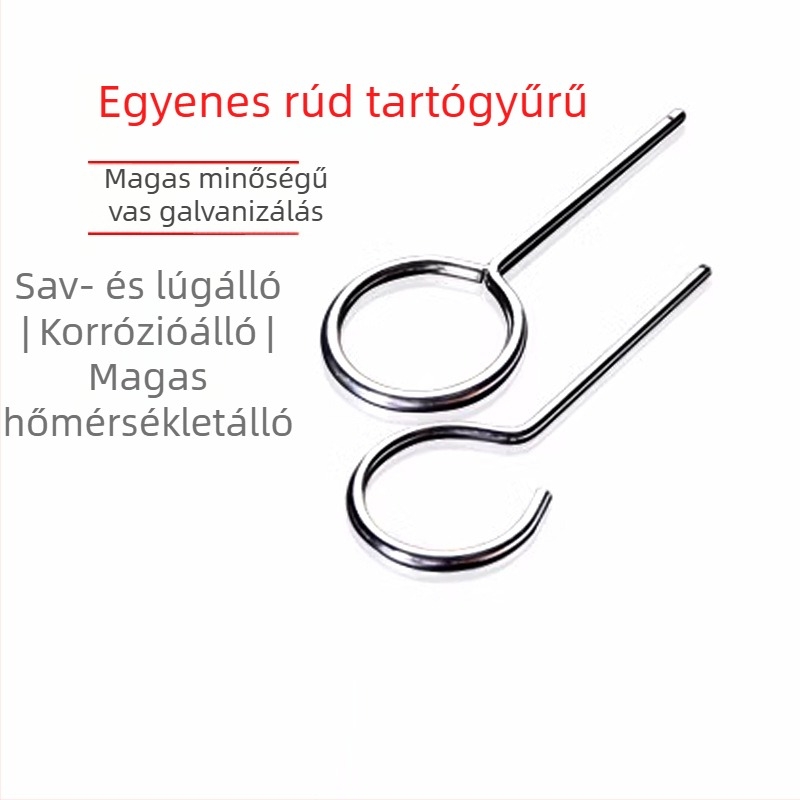 Laboratóriumi vasállvány vasból három gyűrűvel kolbák és szeparáló tölcsérhez, kis méretű, felső gyűrűvel