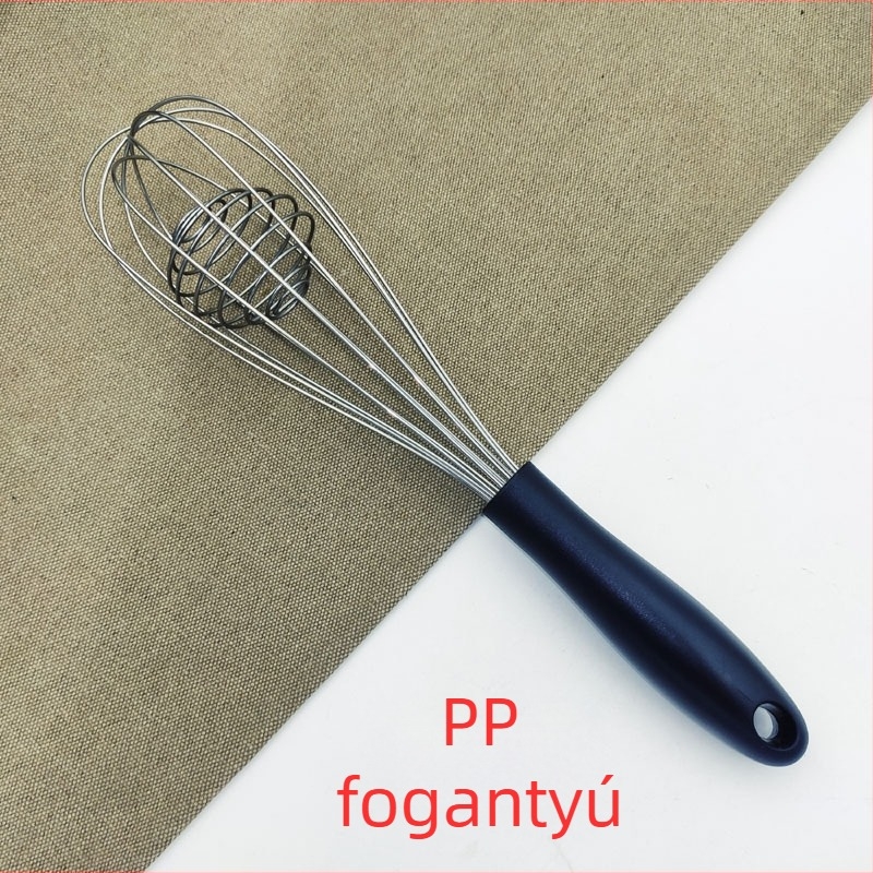 Tojáshabverő rozsdamentes acélból, TPR markolat, 12 hüvelykes