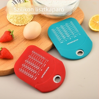 Szilikon lisztes spatula sütéshez, eszköz a tészta vágásához
