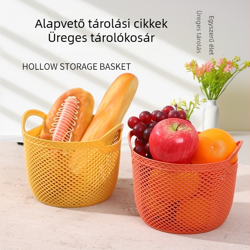 Gyümölcs- és zöldségszárító kosár, asztali tároló kosár a konyhába és a fürdőszobába; multifunkcionális rendszerező.