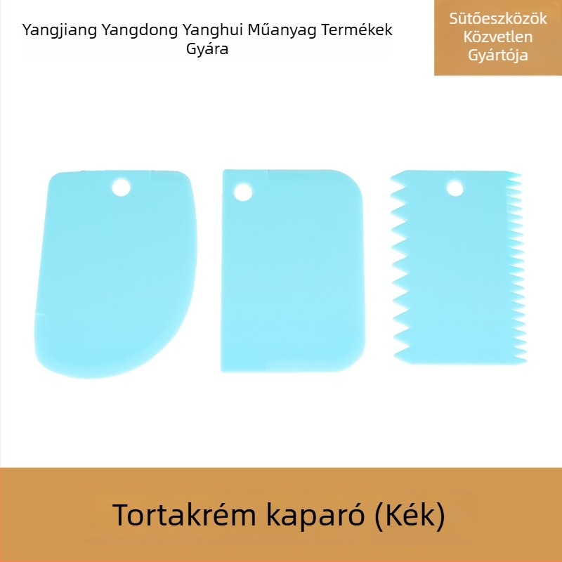 Háromrészes tortadíszítő készlet – krém spatula