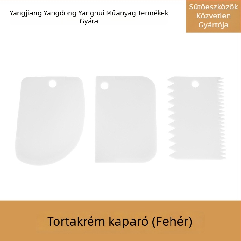 Háromrészes tortadíszítő készlet – krém spatula