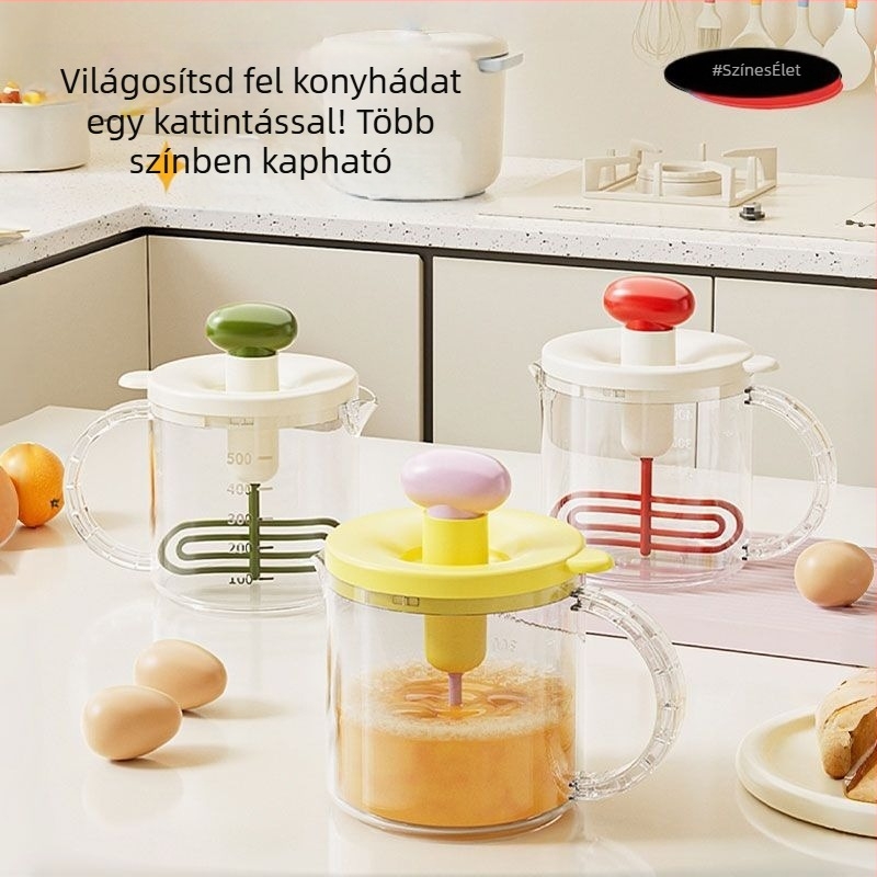 Kézi tojásfelverő, nagy kapacitású, háztartási multifunkcionális keverő sütéshez és krémekhez