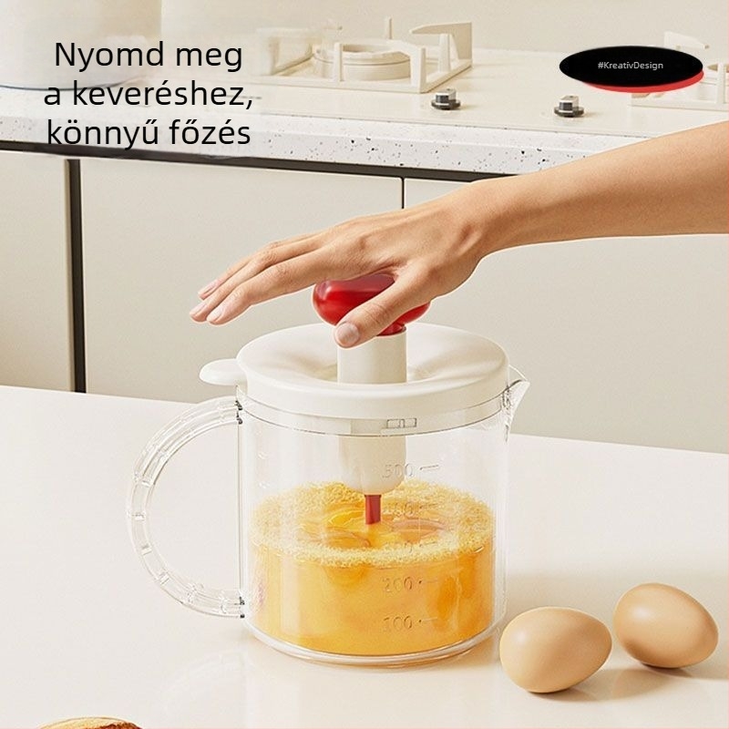 Kézi tojásfelverő, nagy kapacitású, háztartási multifunkcionális keverő sütéshez és krémekhez
