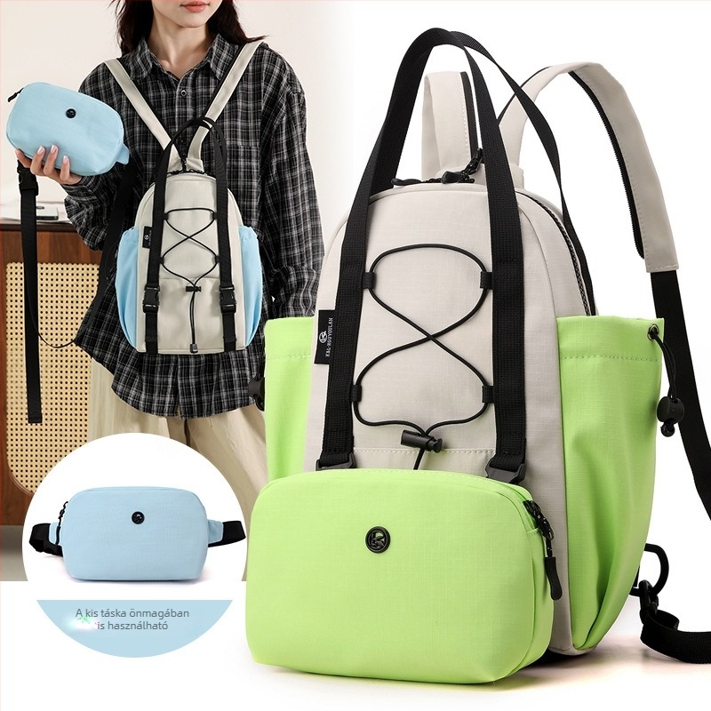 Női nylon táska, nagy kapacitású, crossbody válltáska mindennapi használatra