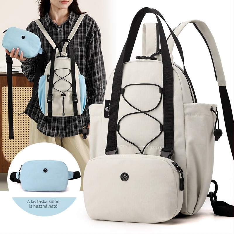 Női nylon táska, nagy kapacitású, crossbody válltáska mindennapi használatra