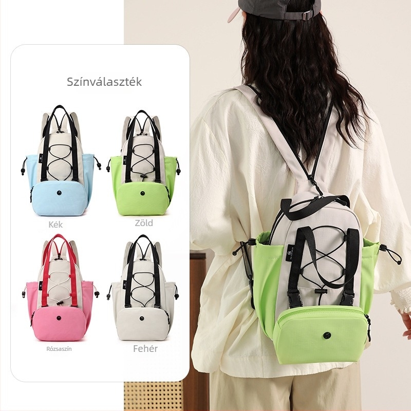 Női nylon táska, nagy kapacitású, crossbody válltáska mindennapi használatra