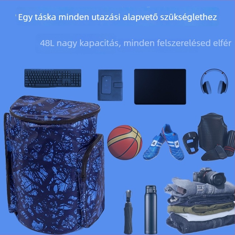 Taekwondo védőfelszerelés táska, Sanda felszerelés, többfunkciós, nagy kapacitású kamuflázs mintás tároló táska