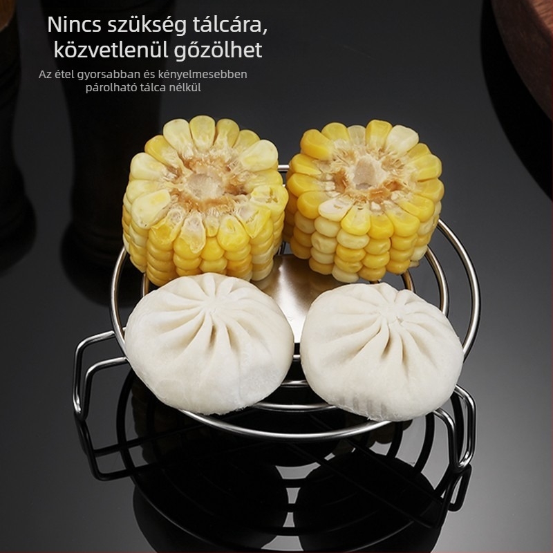 304 rozsdamentes acél gőzölő rács, élelmiszer-minőségű multifunkcionális gőzölő otthoni használatra