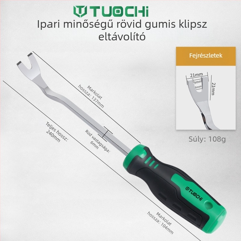 Tuochi Autó belső panel-klipsz eltávolító eszköz – ötvözet acélból
