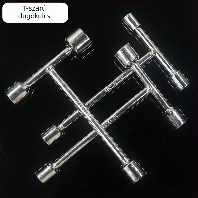 T-típusú dugókulcs készlet, 6–19 mm, T-formájú hex kulcsok és autójavítási szerszámok