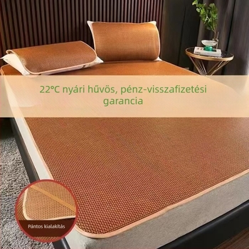 Magas minőségű rattan hűtő matrac az ágyhoz, 1,5 m × 60 cm, összecsukható, ice silk
