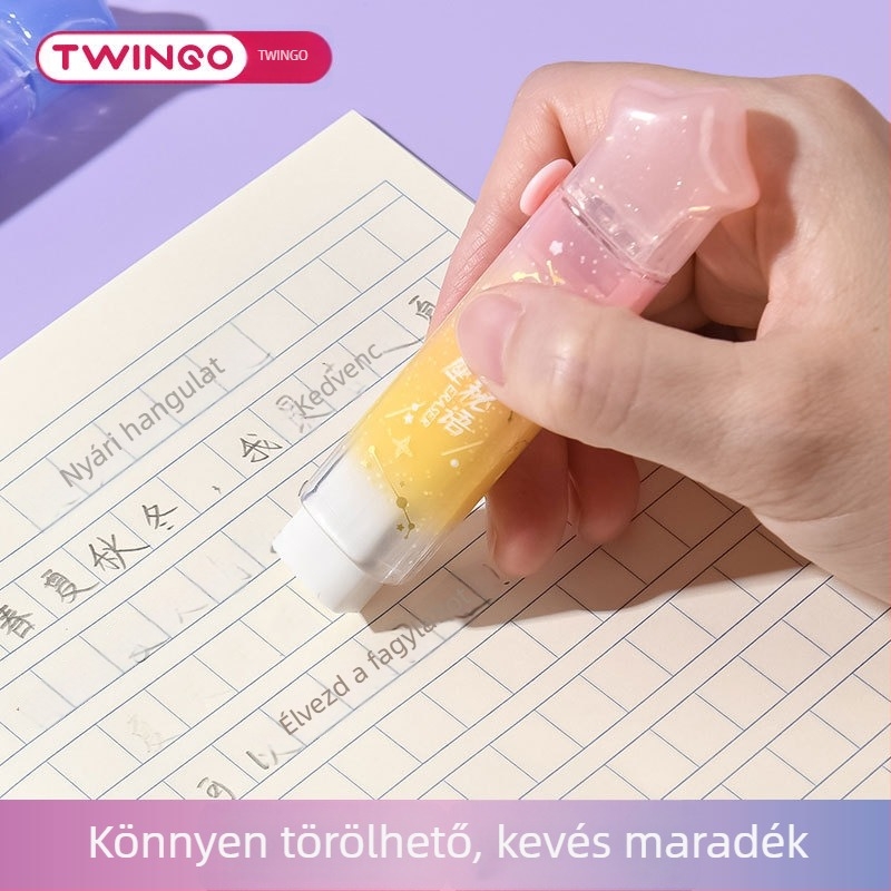 Gradiens színű csillagkép radír, kihúzható, művészethez és rajzoláshoz, koszmentes, nyomokat nem hagy