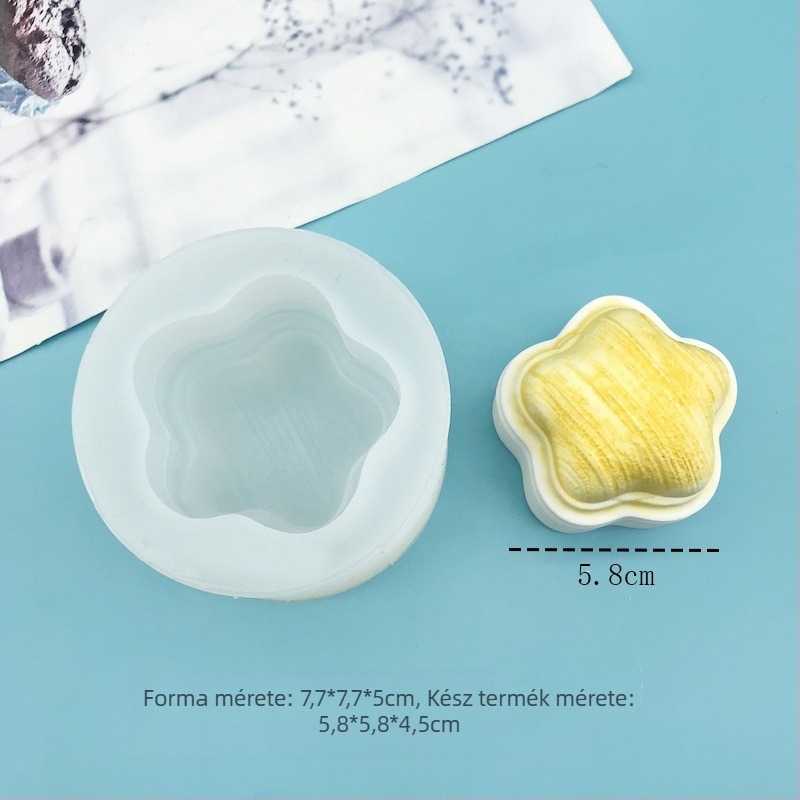 Cream Star szilikon forma csokoládés mousse és puding készítéséhez – élelmiszer-minőségű, otthoni sütéshez