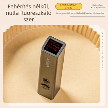 Olajfelszívó sütőpapír légsütőhöz és sütőhöz, pizza papírtálca, háztartási pergament a sütéshez