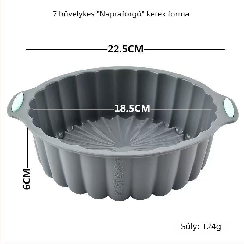 Két színű szilikon napraforgó süteményforma sütésre – többrétegű tojásforma