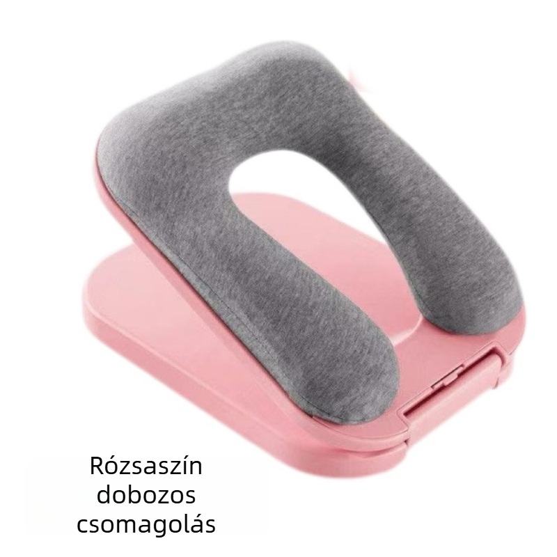 Arc lefelé fekvő alvópárna, hordozható és összecsukható, osztályteremben és irodában használható, általános iskolások számára, modern, letisztult dizájn