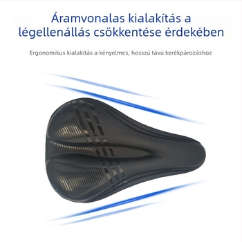Szilikonból készült kerékpárnyeregborítás — rendkívül puha és vastag, univerzális út- és hegyi kerékpárokhoz, megakadályozza a nyereg okozta ülésfájdalmat, vízálló.
