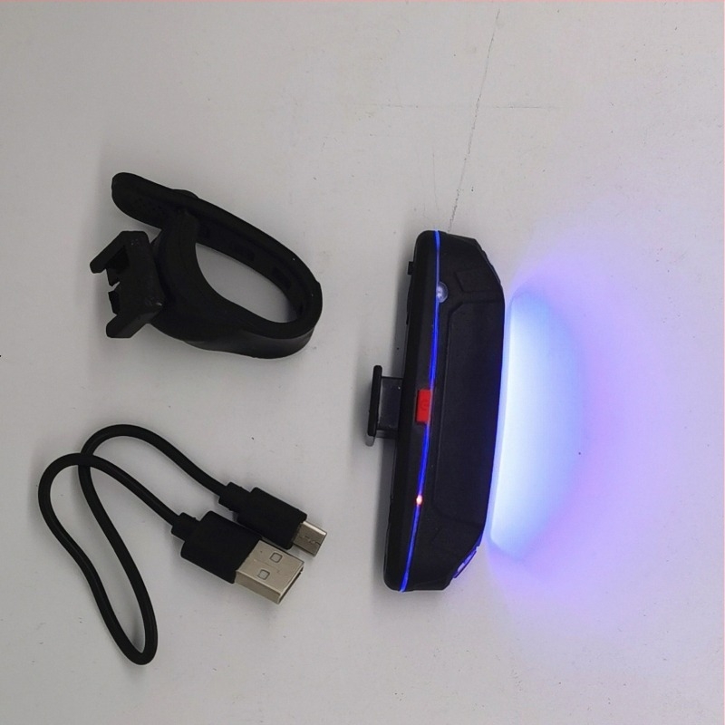 COB LED hátsó lámpa kerékpárhoz USB töltéssel, terepbringákhoz, kerékpáros világítás és nyeregvilágítás