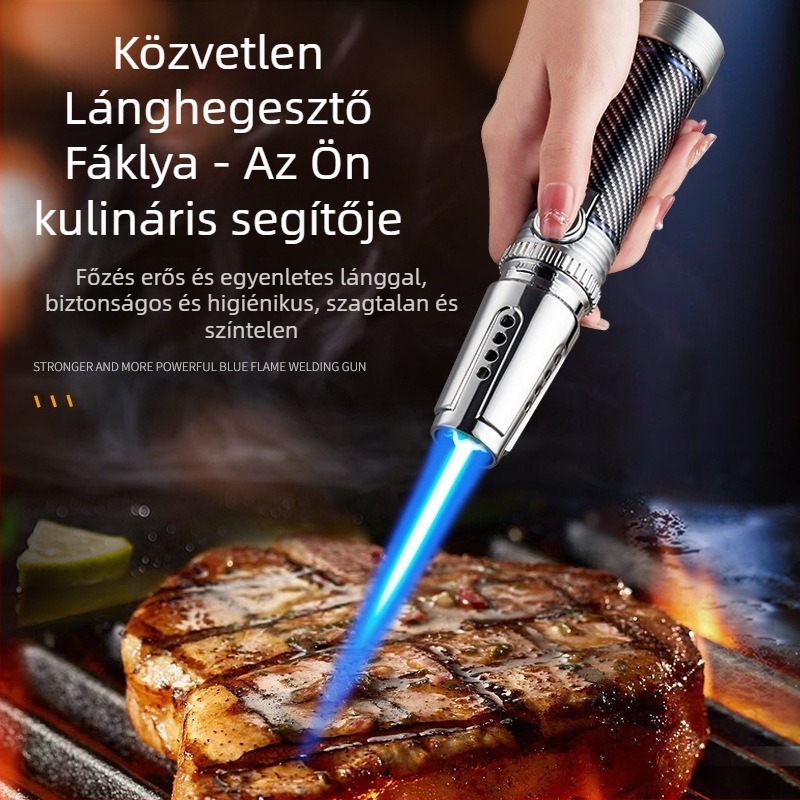 DB606 Szélvédett szivargyújtó permetező pisztollyal, hordozható kültéri grillhez