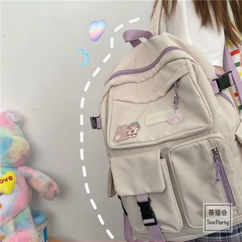 Koreai Instagram-stílusú Akadémia hátizsák, japán Harajuku vintage diák táska nőknek, sokoldalú utazáshoz, könnyű