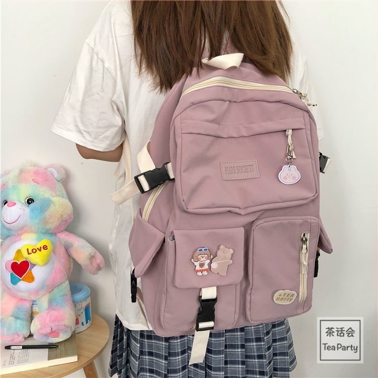 Koreai Instagram-stílusú Akadémia hátizsák, japán Harajuku vintage diák táska nőknek, sokoldalú utazáshoz, könnyű