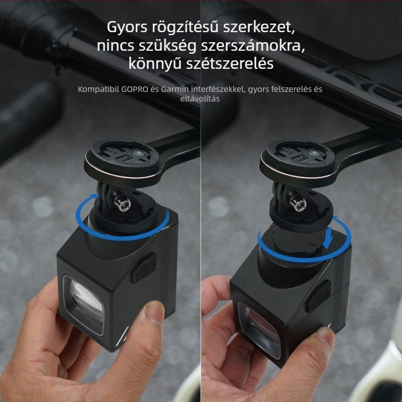 1600 lumenes kerékpár első lámpa éjszakai tekeréshez – országút és hegyi kerékpár, magas fényerő