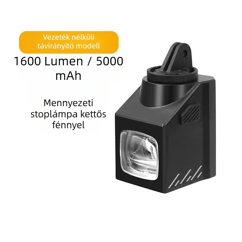 1600 lumenes kerékpár első lámpa éjszakai tekeréshez – országút és hegyi kerékpár, magas fényerő