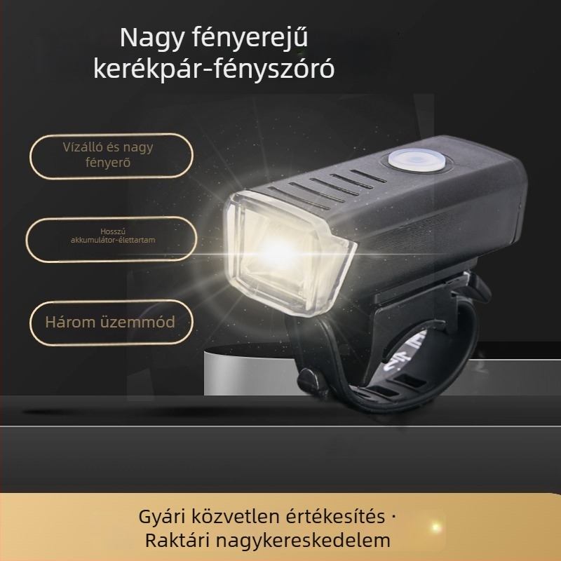 2255-ös kerékpár első fénye LED-del, vízálló hátsó lámpa, USB készlet hegyi kerékpárhoz