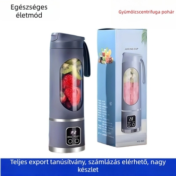 Hordozható háztartási elektromos gyümölcslé készítő, mini gyümölcslé pohár, többfunkciós gyümölcslé készítő