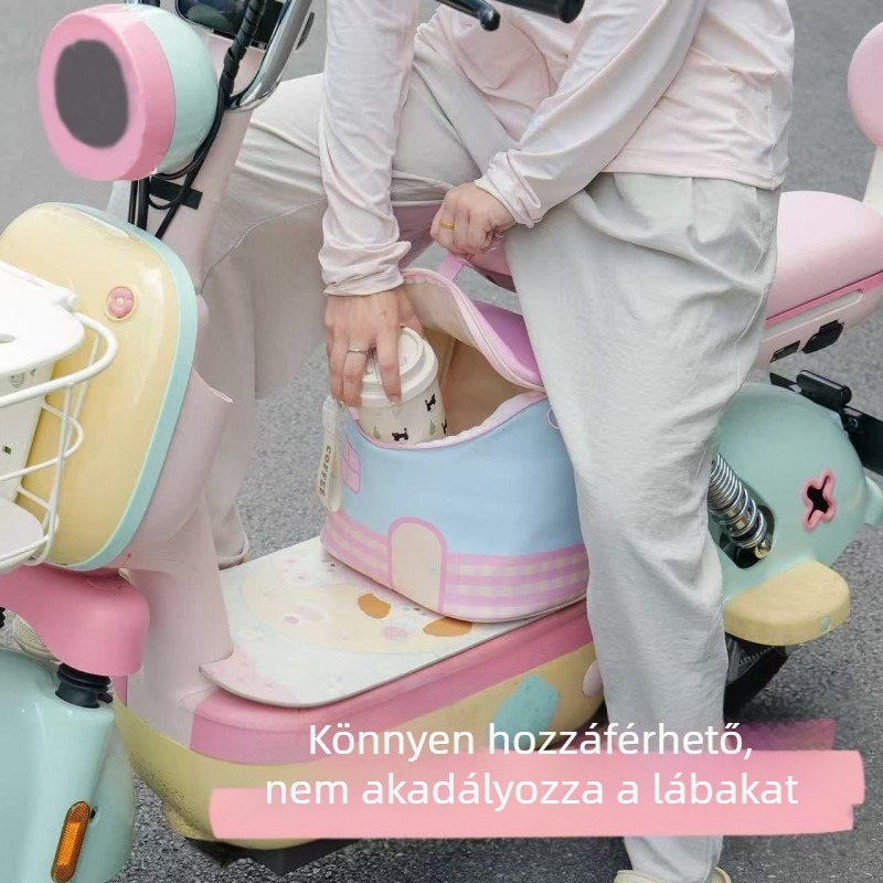 Bőr kerékpárnyereg tároló táska, vízálló és bővíthető