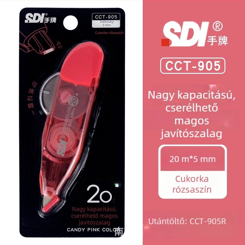 Hand CCT-905 javító szalag, 20 m, nagy kapacitású, cserélhető mag