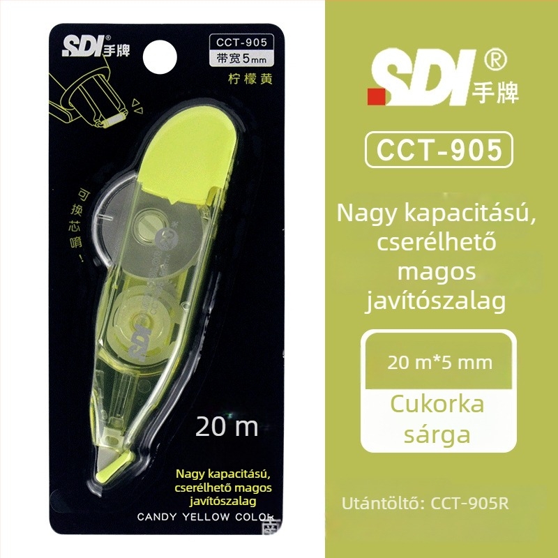 Hand CCT-905 javító szalag, 20 m, nagy kapacitású, cserélhető mag