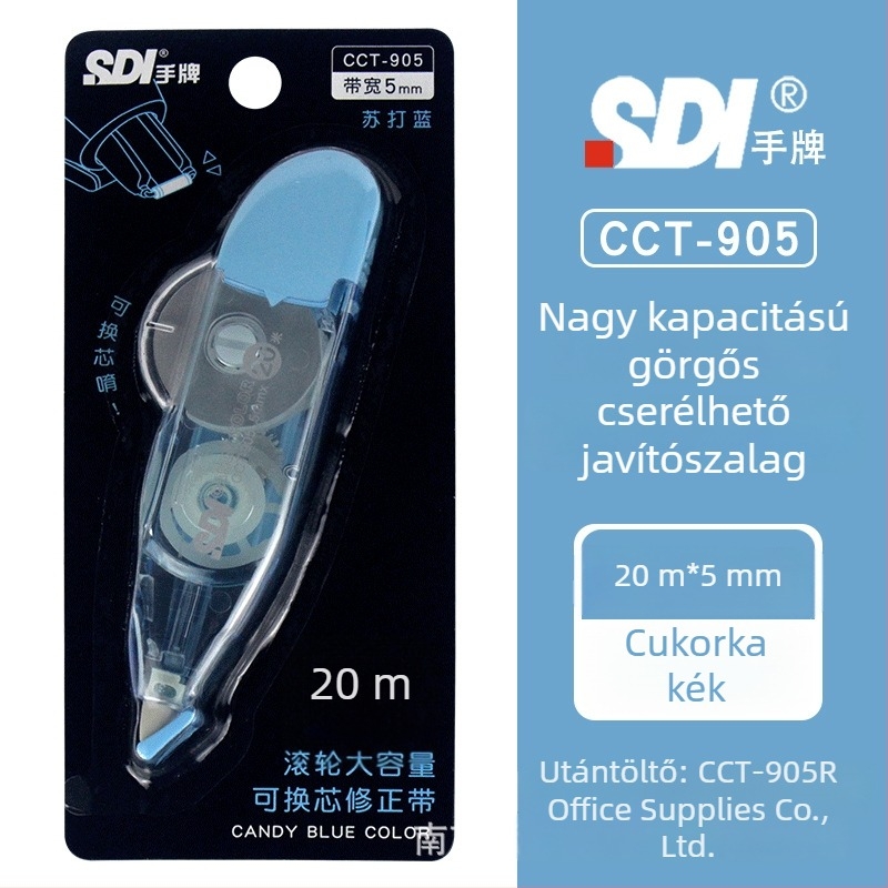Hand CCT-905 javító szalag, 20 m, nagy kapacitású, cserélhető mag