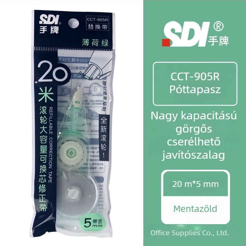 Hand CCT-905 javító szalag, 20 m, nagy kapacitású, cserélhető mag