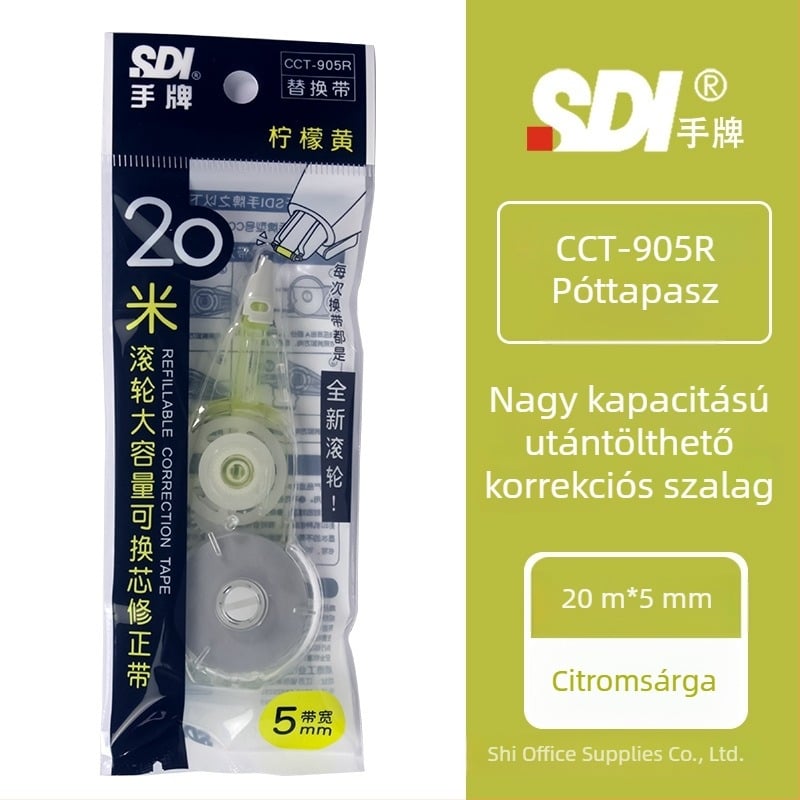 Hand CCT-905 javító szalag, 20 m, nagy kapacitású, cserélhető mag