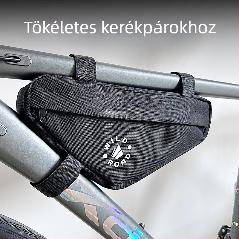 Első vázcső táska kerékpárhoz, tároló hegyikerékpárokhoz és országúti kerékpárokhoz