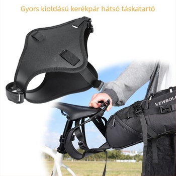 Newboller gyorskioldós hátsó kerékpár csomagtartó, 7 L kapacitás, városi és MTB kerékpárokhoz