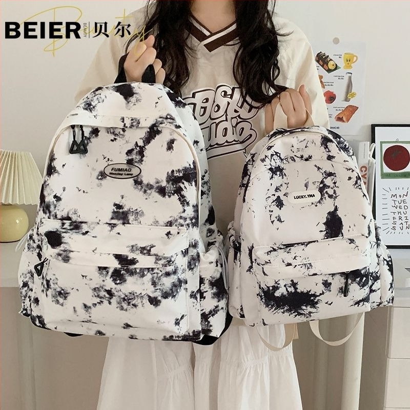 Bell Tie-Dye niche japán stílusú iskolatáska, egyszerű és elegáns, kiváló minőségű középiskolások és gimnázisták számára