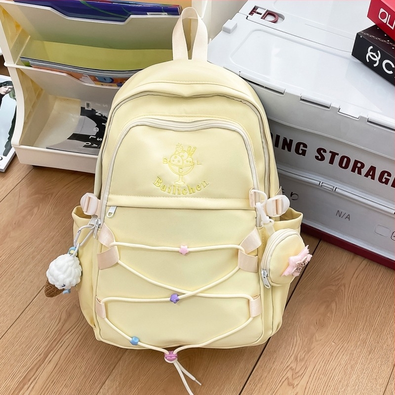 Uniszex hátizsák Harajuku ihletésű koreai stílussal, nagy kapacitású 20–35 liter, nylon vízálló, campus használatra, 15 colos laptophoz