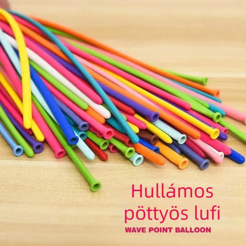 260 hosszú csíkú mágikus lufi – megerősített gyerekeknek, aranyos mesefigura formák