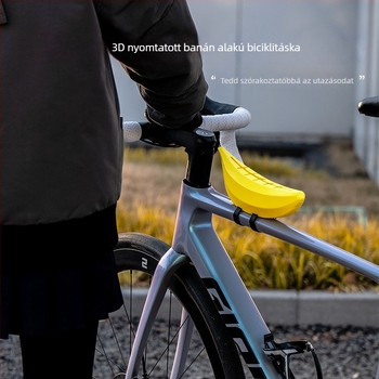 Banana Bag kerékpárhoz – első táska és nyereghez tartozó táska, 3D-nyomtatott, mountain és országúti kerékpárokhoz, szabadidős kerékpározáshoz