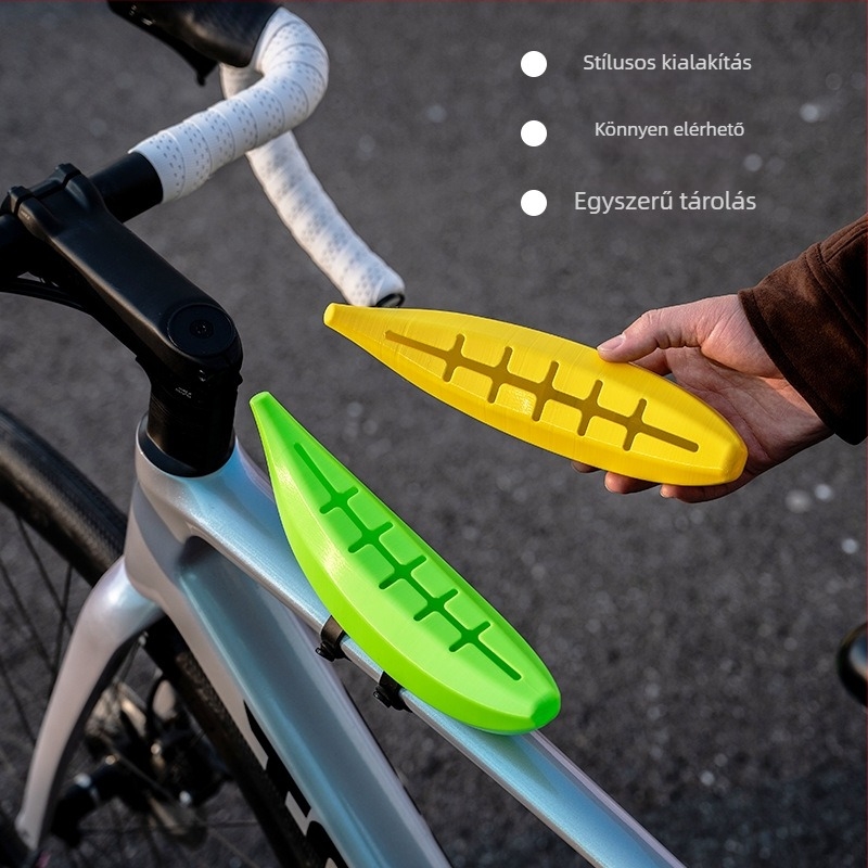 Banana Bag kerékpárhoz – első táska és nyereghez tartozó táska, 3D-nyomtatott, mountain és országúti kerékpárokhoz, szabadidős kerékpározáshoz