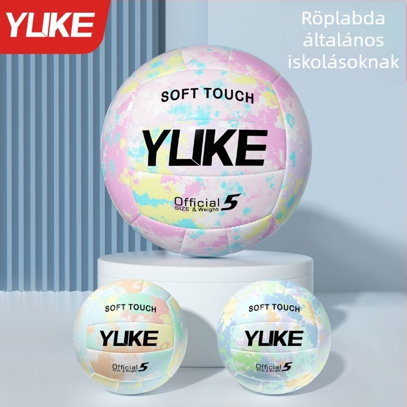 5-ös méretű röplabda diákok számára — beltéri edzéslabda, PVC, gépi varrású