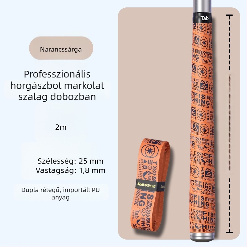 TAB horgászbot nyélborítás – izzadságfelszívó, csúszásmentes fogó