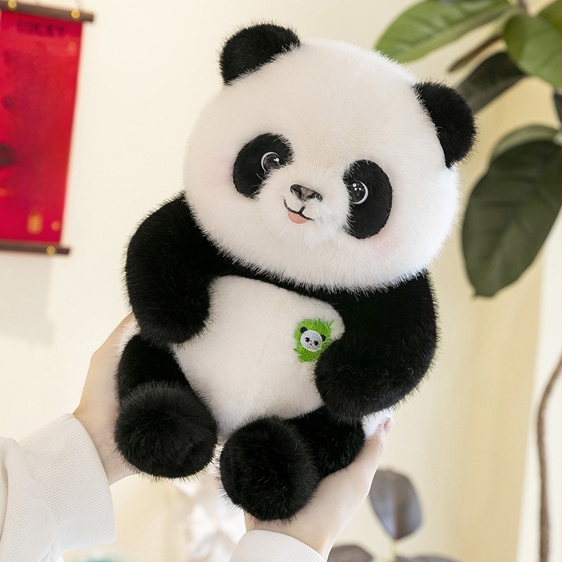 Óriás panda plüss baba – alvó párna, dekoratív játék