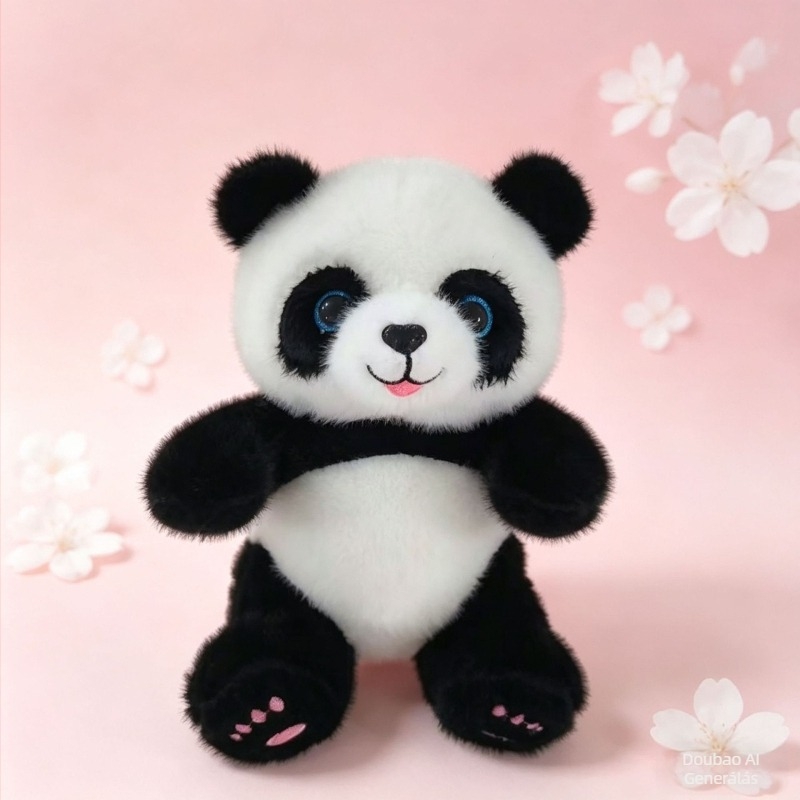 Óriás panda plüss baba – alvó párna, dekoratív játék