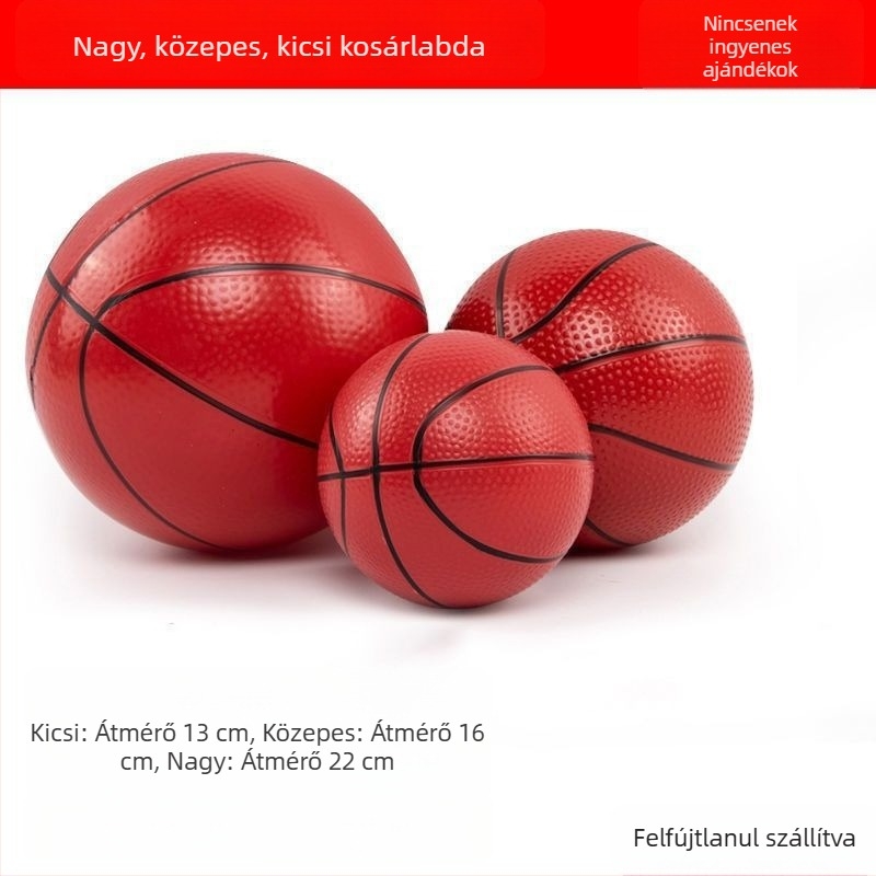 Gyermekeknek készült puha bőrű beltéri kosárlabda, csendes, felfújható, kis bőrlabda.