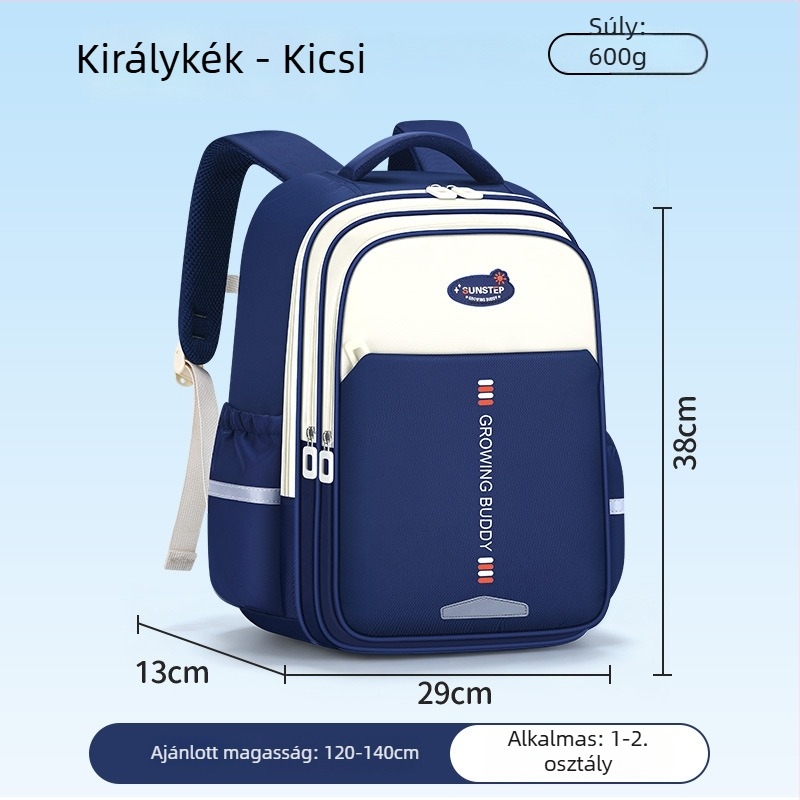 Edison gyerekek iskolatáskája, általános iskolába, uniszex, nagy kapacitás, gerincvédő