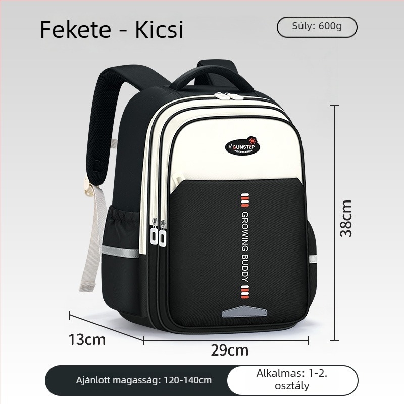 Edison gyerekek iskolatáskája, általános iskolába, uniszex, nagy kapacitás, gerincvédő
